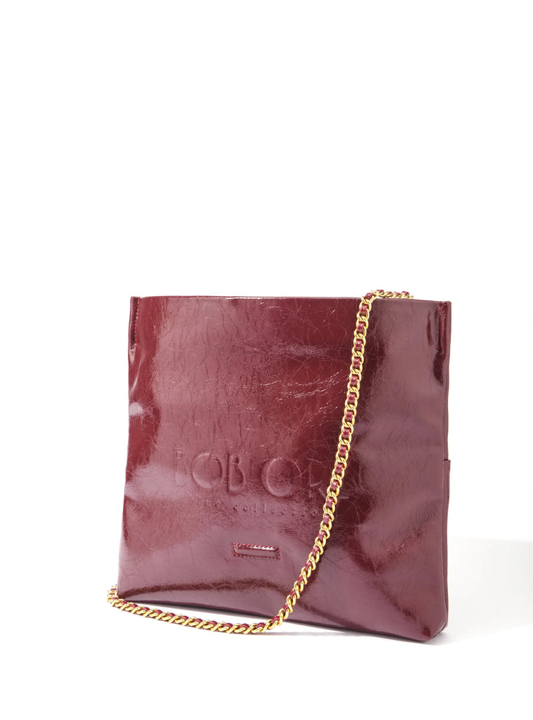 Rei Leather Bag, Red Wine by Bob Oré BOB ORE