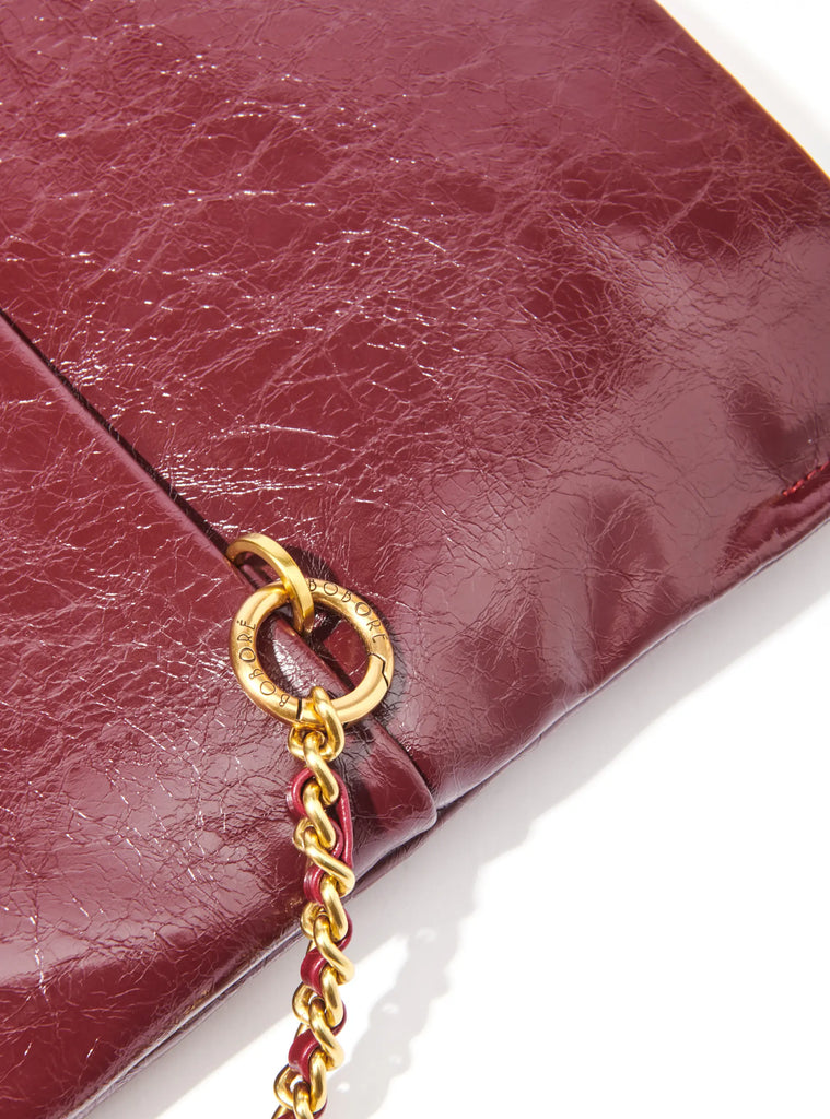 Rei Leather Bag, Red Wine by Bob Oré BOB ORE