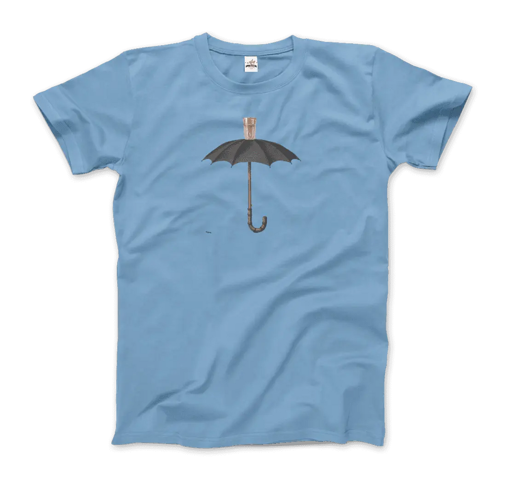 Rene Magritte Hegel's Holiday, 1958 Artwork T-Shirt by Art-O-Rama Shop ART-O-RAMA-SHOP