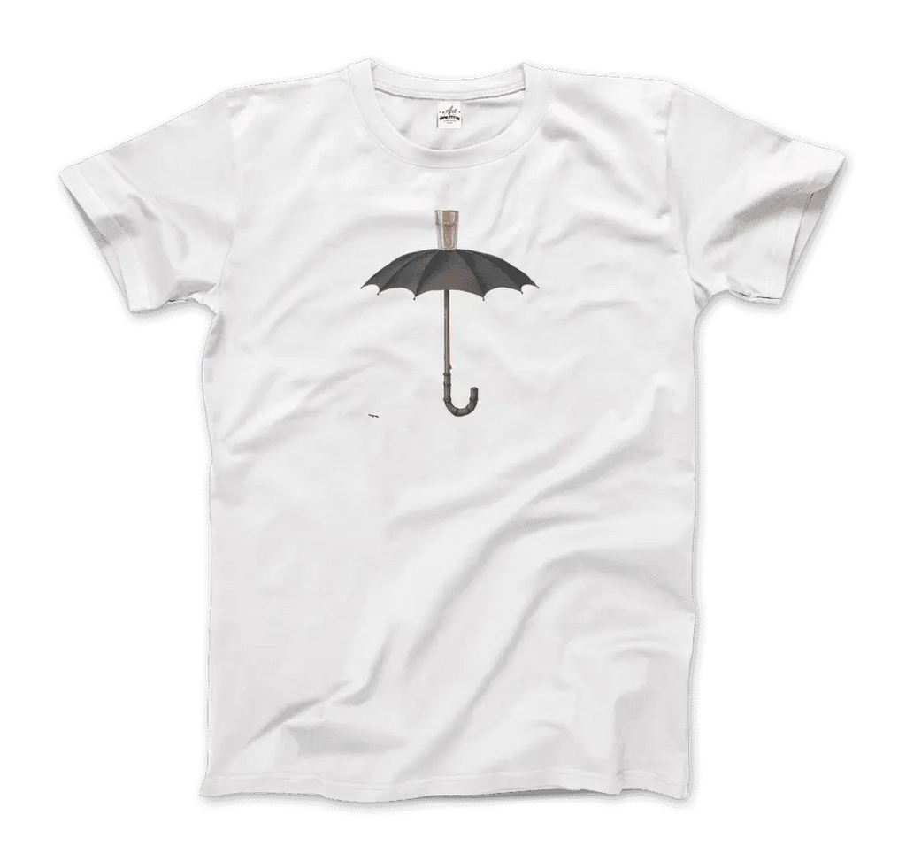 Rene Magritte Hegel's Holiday, 1958 Artwork T-Shirt by Art-O-Rama Shop ART-O-RAMA-SHOP