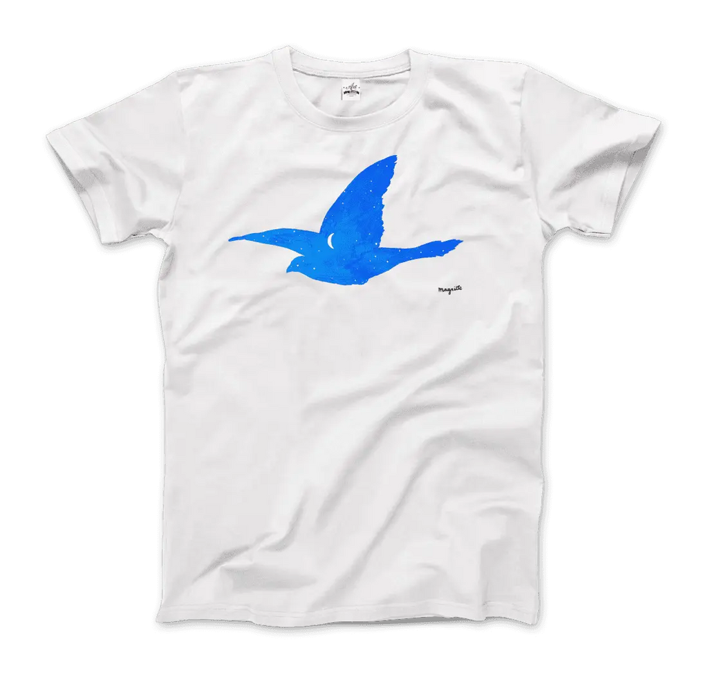 Rene Magritte Le Baiser, 1957 Artwork T-Shirt by Art-O-Rama Shop ART-O-RAMA-SHOP