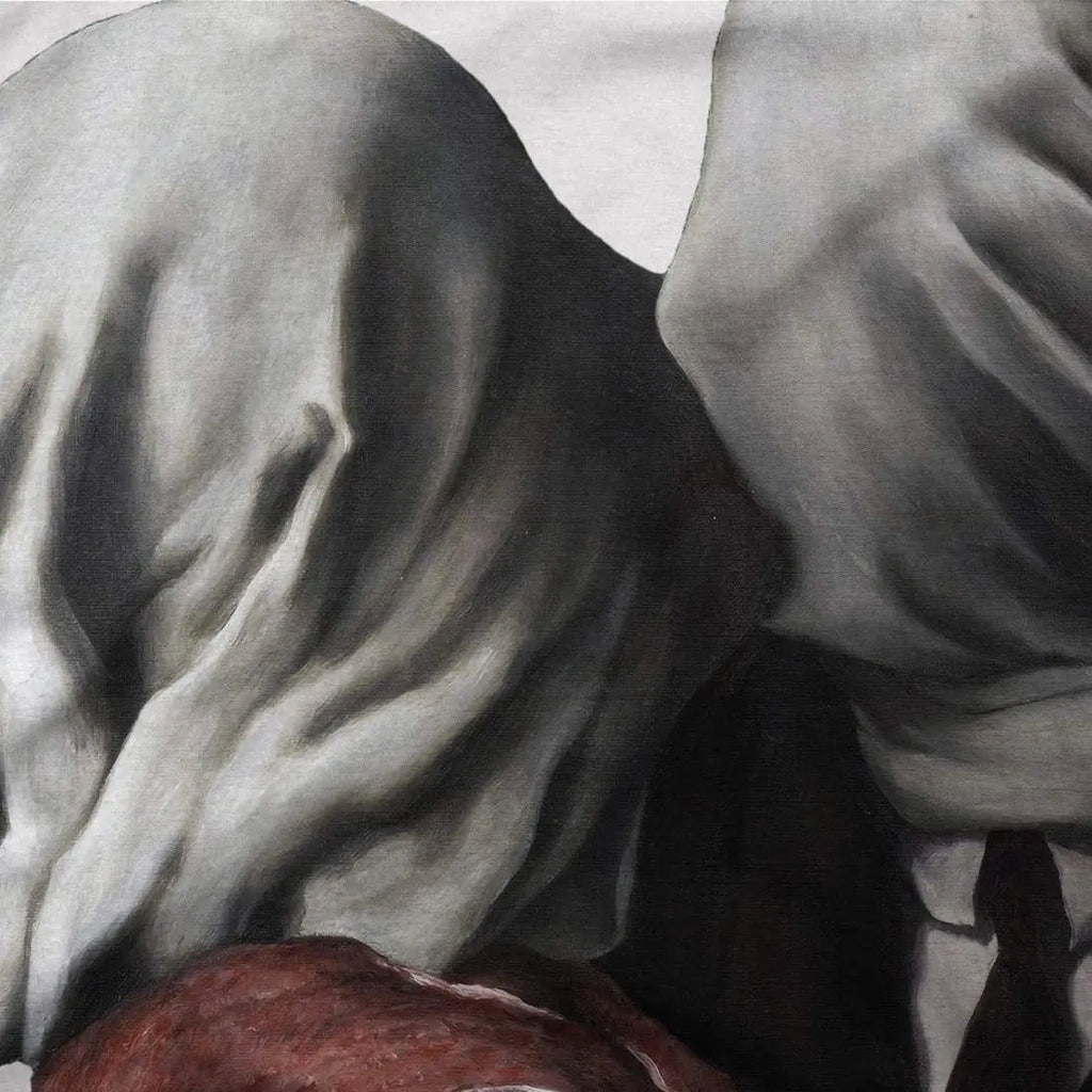 Rene Magritte The Lovers II (1928) Artwork T-Shirt by Art-O-Rama Shop ART-O-RAMA-SHOP