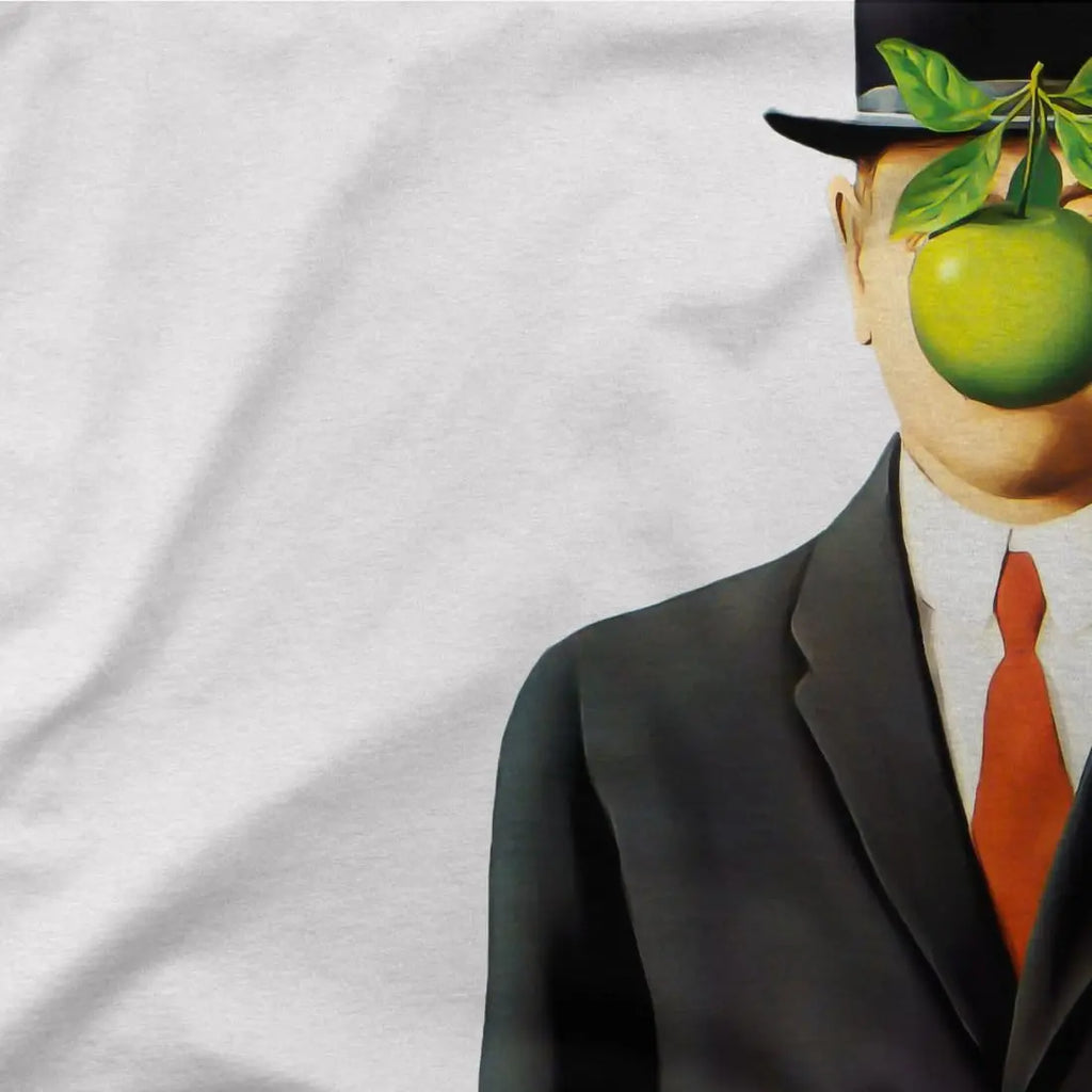 Rene Magritte The Son of Man, 1964 Artwork T-Shirt by Art-O-Rama Shop ART-O-RAMA-SHOP