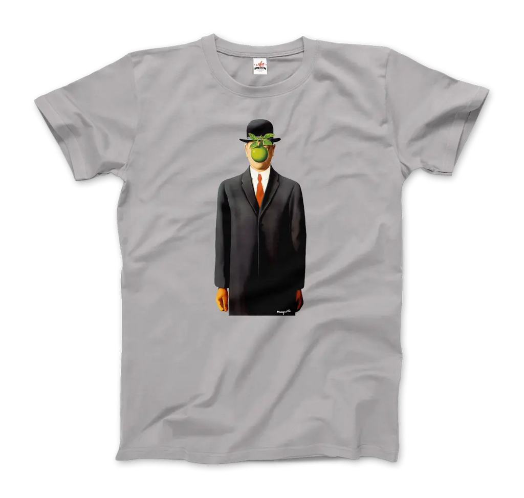 Rene Magritte The Son of Man, 1964 Artwork T-Shirt by Art-O-Rama Shop ART-O-RAMA-SHOP