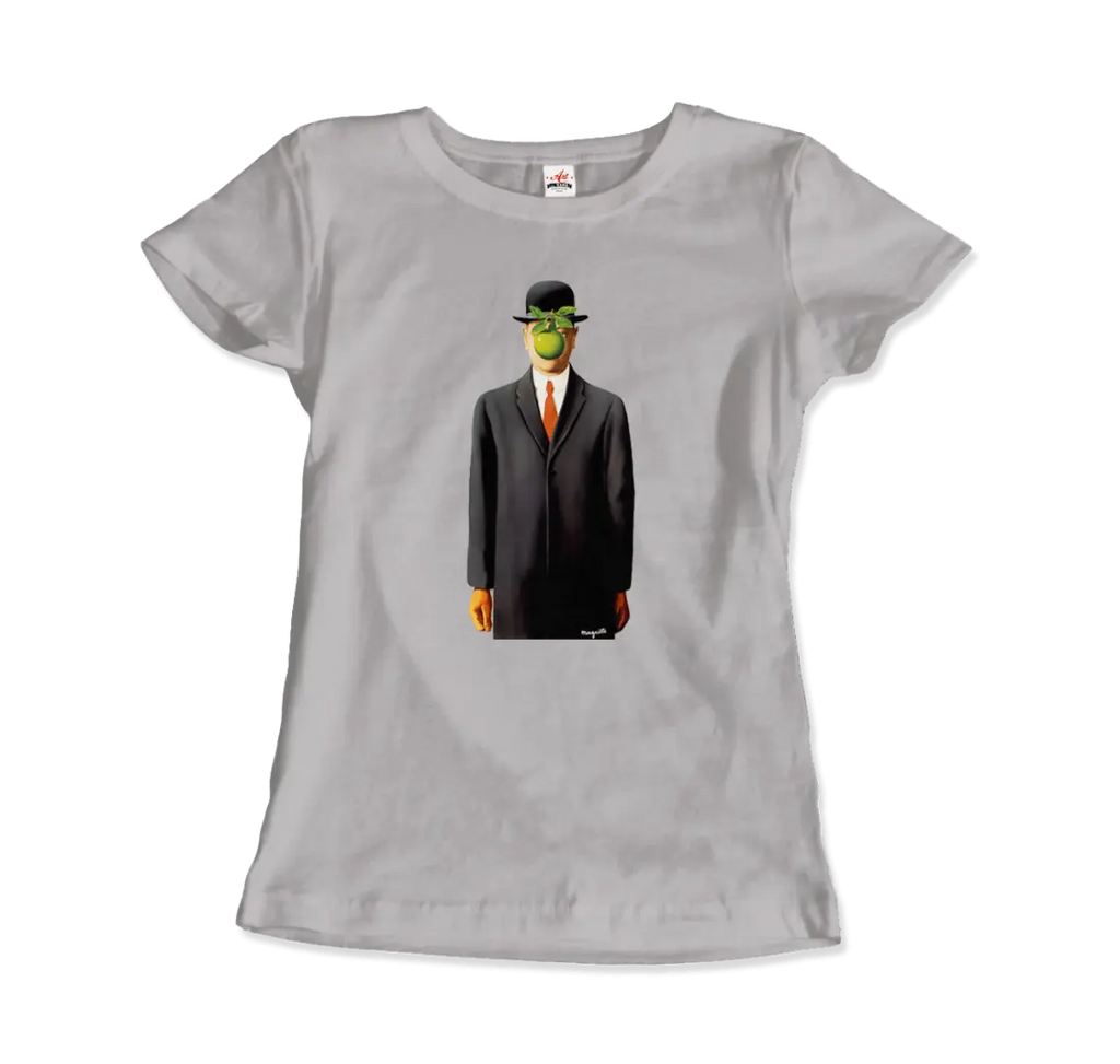 Rene Magritte The Son of Man, 1964 Artwork T-Shirt by Art-O-Rama Shop ART-O-RAMA-SHOP