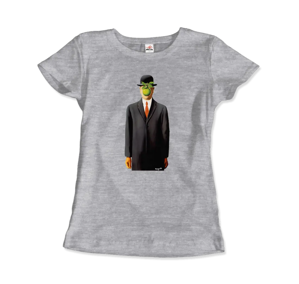 Rene Magritte The Son of Man, 1964 Artwork T-Shirt by Art-O-Rama Shop ART-O-RAMA-SHOP