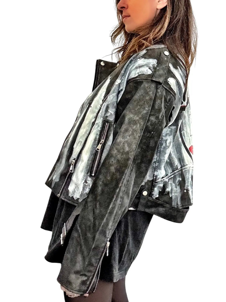 'Ride or Cry' Moto Jacket by Wren + Glory Wren + Glory