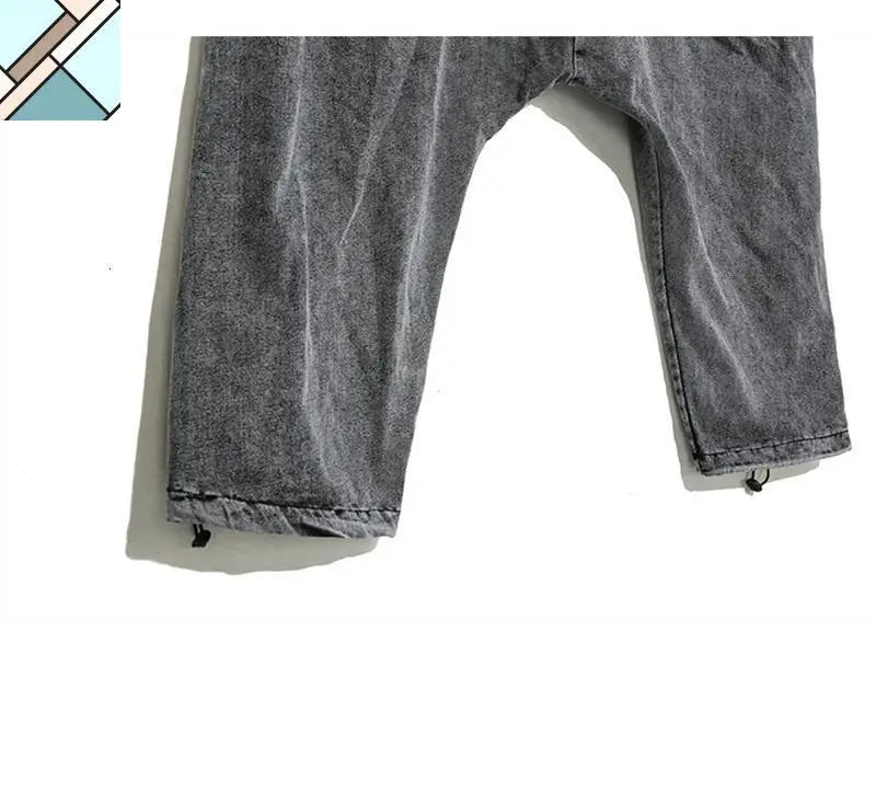 Rie High Waisted Pocket Denim Overalls by Marigold Shadows MARIGOLD SHADOWS