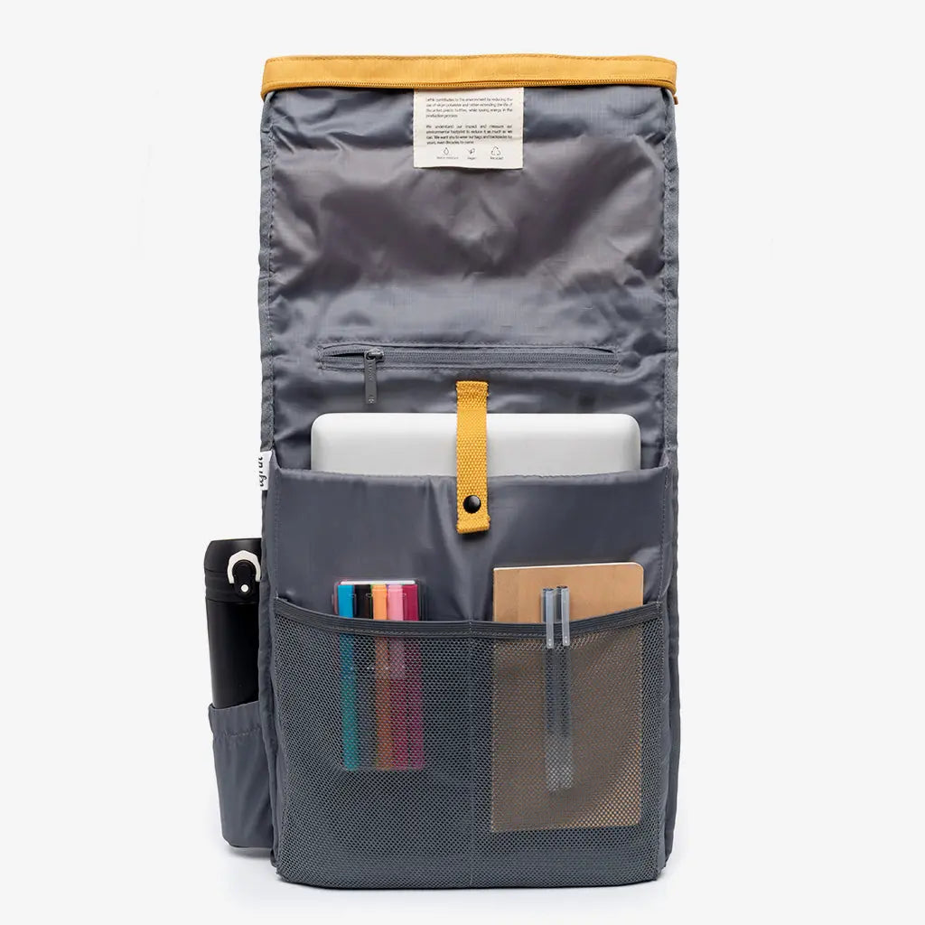 Roll Backpack Mustard by Lefrik USA Lefrik USA