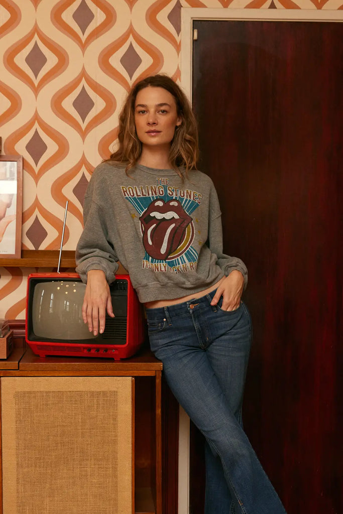 Rolling Stones It's Only Rock n Roll Crewneck by People of Leisure People of Leisure