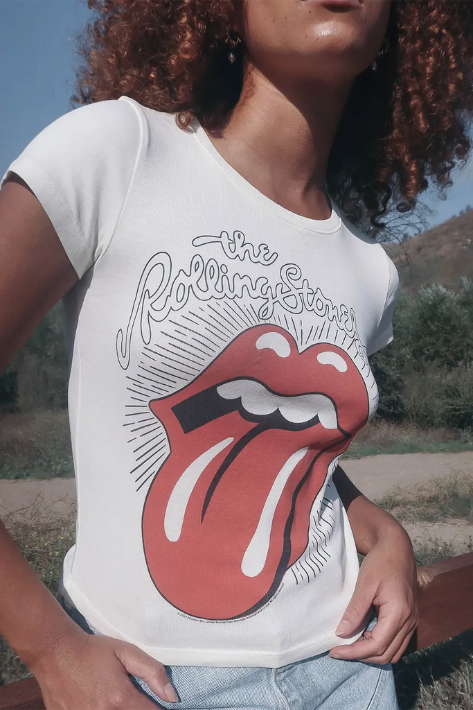 Rolling Stones Ruby Tuesday Baby Tee by People of Leisure People of Leisure