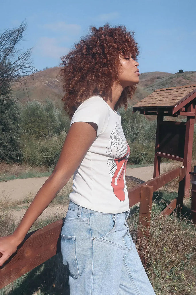 Rolling Stones Ruby Tuesday Baby Tee by People of Leisure People of Leisure