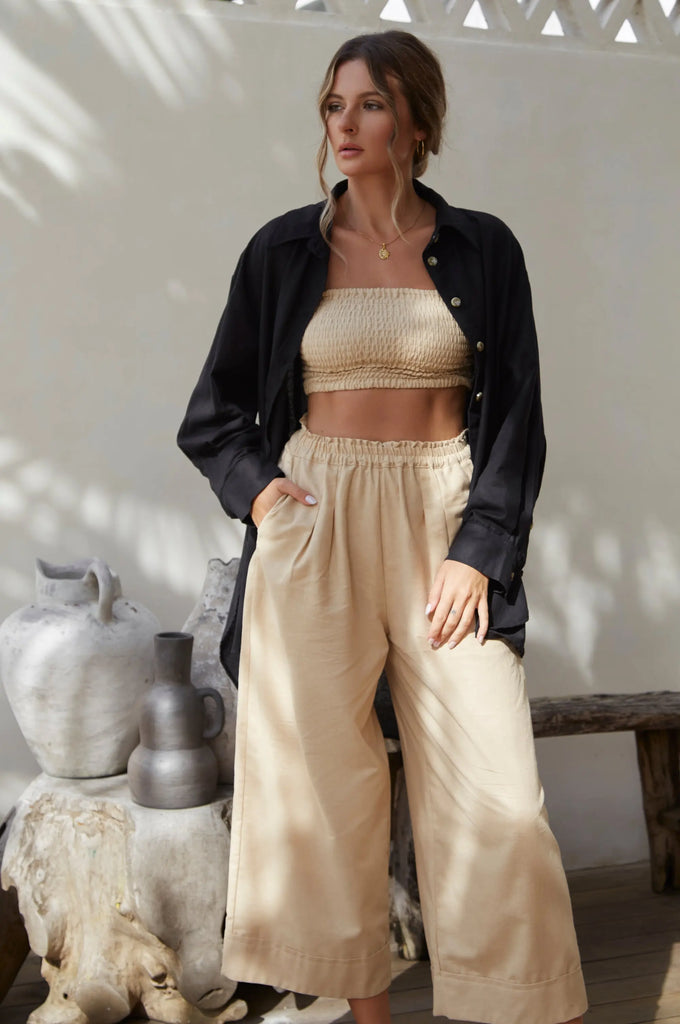 Romania Oversized Linen Shirt by Bali Lane Bali Lane