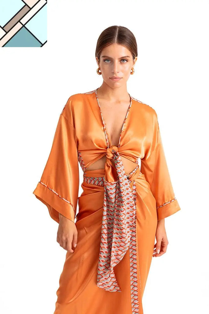 Rory Tie Front Top MOVOM