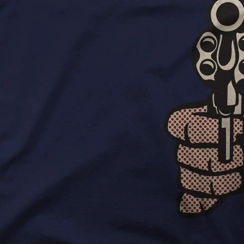 Roy Fox Lichtenstein, Pistol 1964 Artwork T-Shirt by Art-O-Rama Shop ART-O-RAMA-SHOP