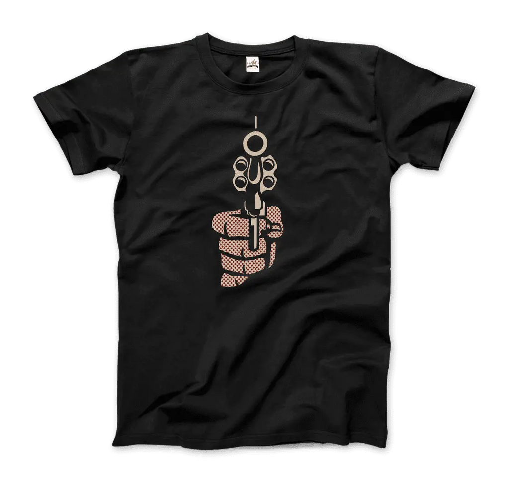 Roy Fox Lichtenstein, Pistol 1964 Artwork T-Shirt by Art-O-Rama Shop ART-O-RAMA-SHOP