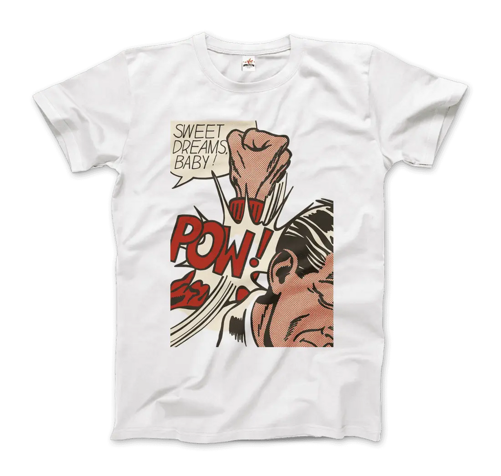 Roy Fox Lichtenstein, Sweet Dreams Baby! 1965 Art T-Shirt by Art-O-Rama Shop ART-O-RAMA-SHOP