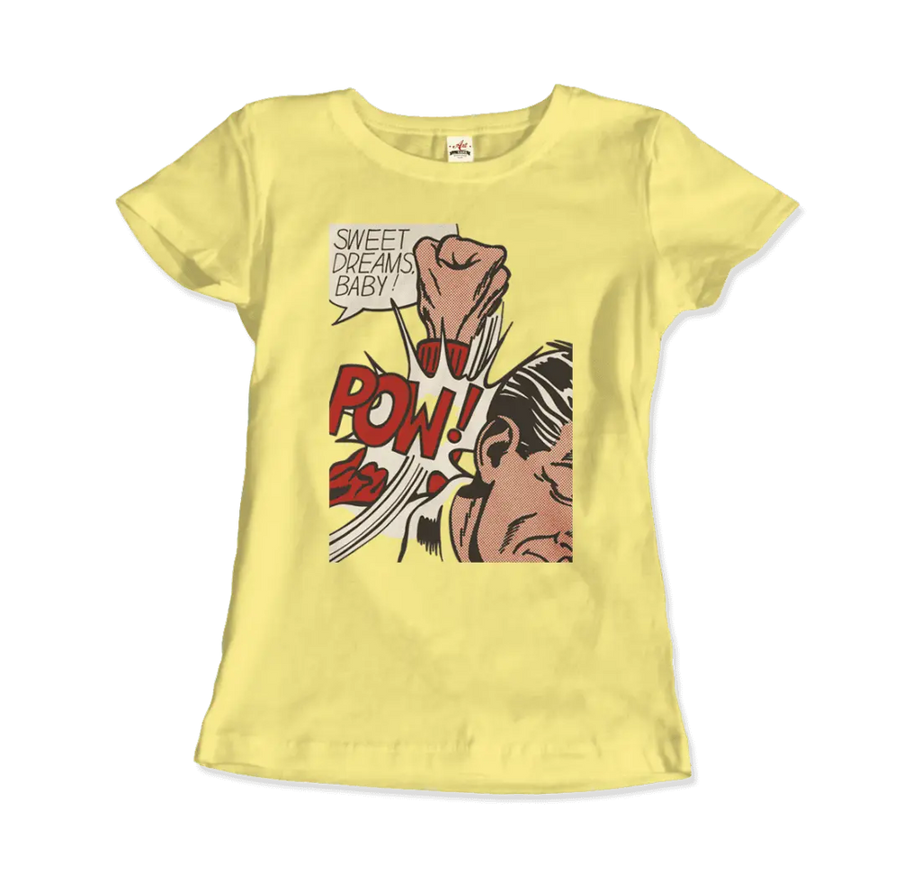 Roy Fox Lichtenstein, Sweet Dreams Baby! 1965 Art T-Shirt by Art-O-Rama Shop ART-O-RAMA-SHOP