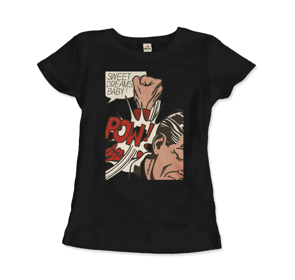 Roy Fox Lichtenstein, Sweet Dreams Baby! 1965 Art T-Shirt by Art-O-Rama Shop ART-O-RAMA-SHOP