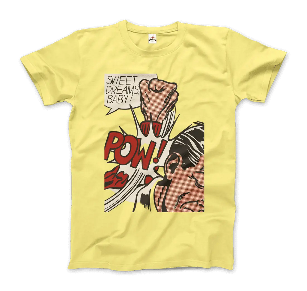 Roy Fox Lichtenstein, Sweet Dreams Baby! 1965 Art T-Shirt by Art-O-Rama Shop ART-O-RAMA-SHOP