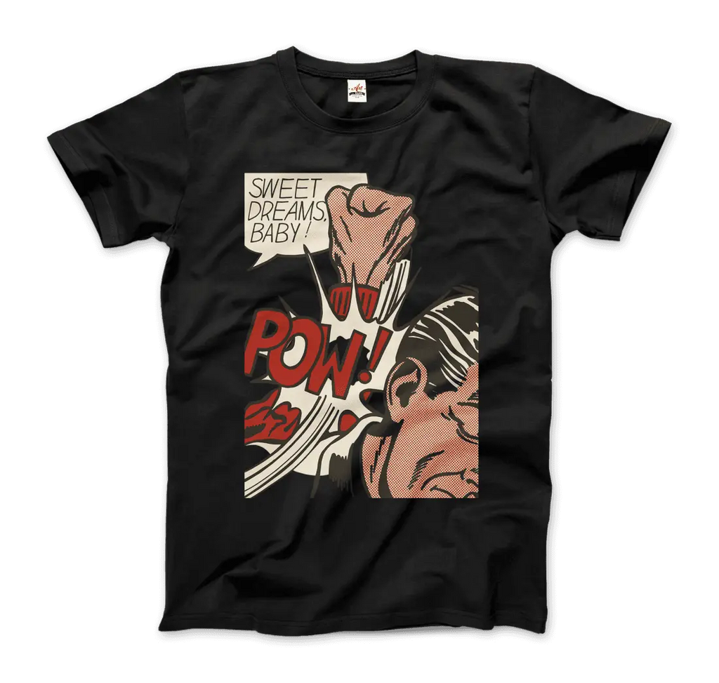Roy Fox Lichtenstein, Sweet Dreams Baby! 1965 Art T-Shirt by Art-O-Rama Shop ART-O-RAMA-SHOP
