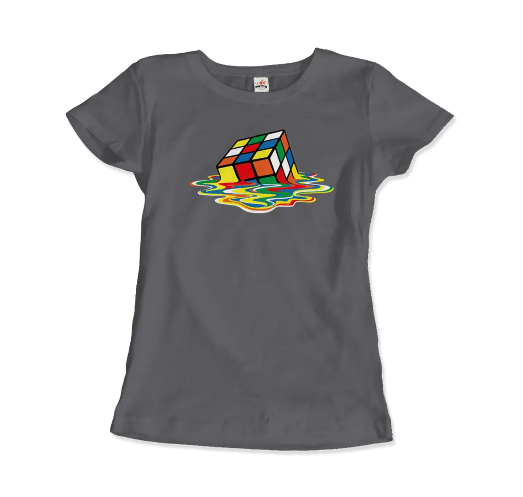 Rubick's Cube Melting, Sheldon Cooper's T-Shirt by Art-O-Rama Shop ART-O-RAMA-SHOP