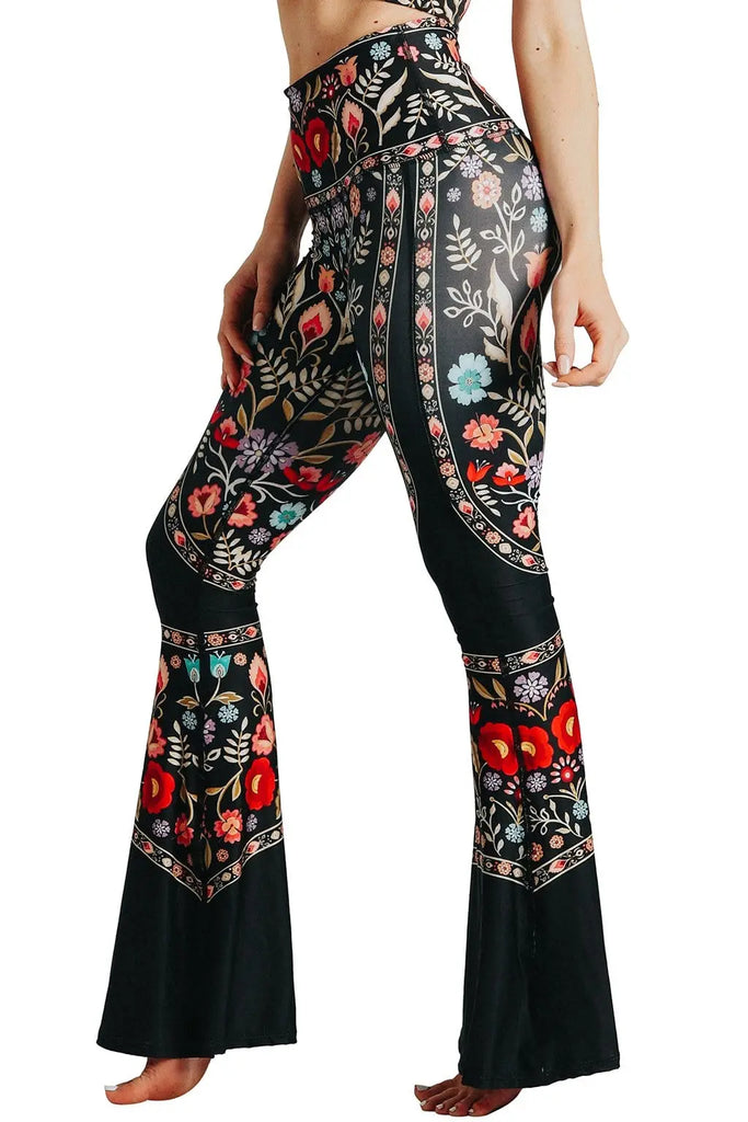 Rustica Printed Bell Bottoms by Yoga Democracy Yoga Democracy
