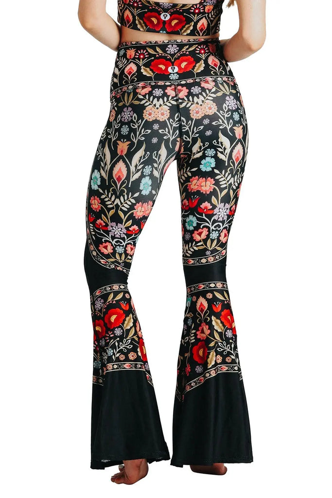 Rustica Printed Bell Bottoms by Yoga Democracy Yoga Democracy