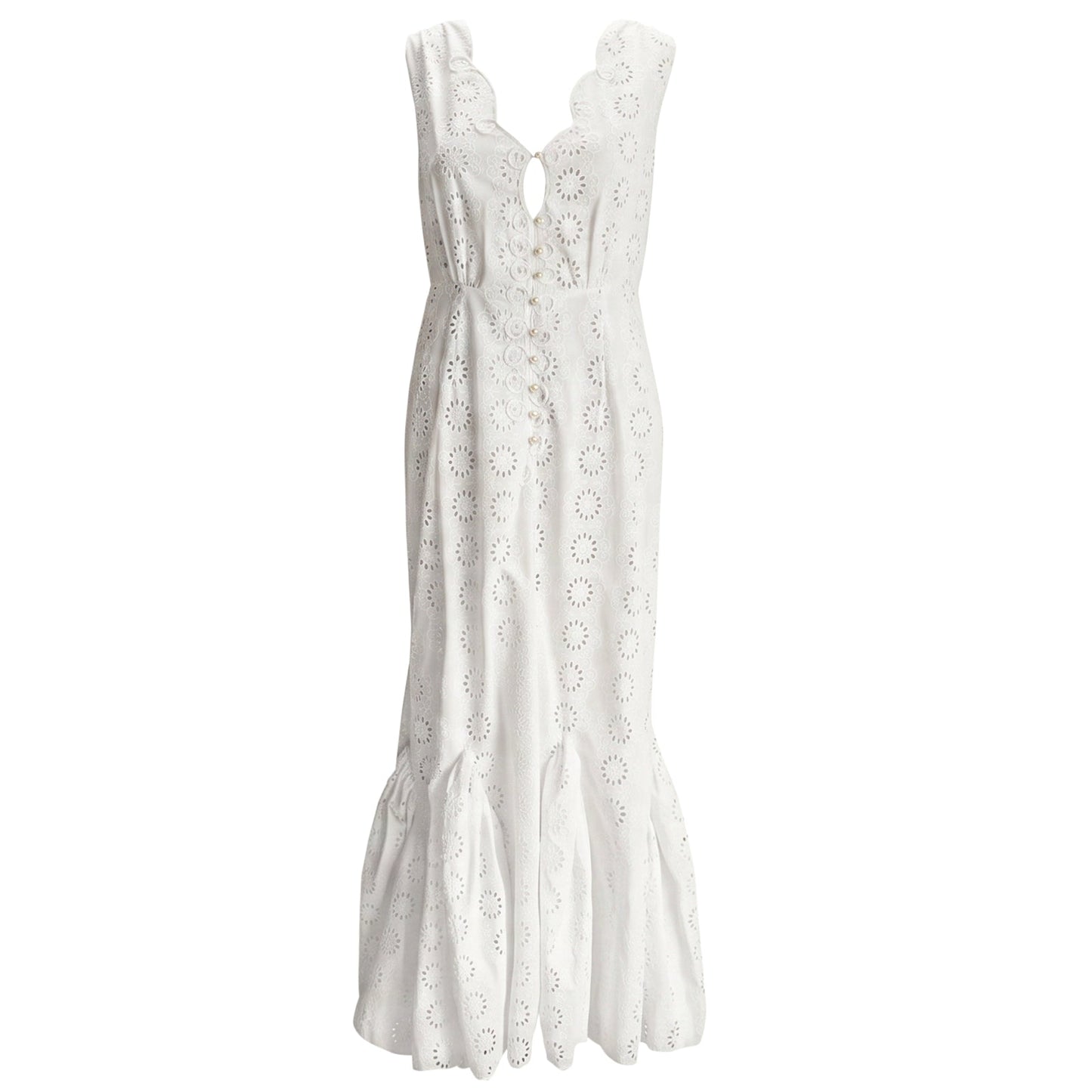 Seruni Embroidered Mermaid Maxi Dress