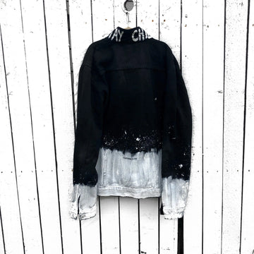 'SPLATTER' DENIM JACKET - MENS by Wren + Glory Wren + Glory