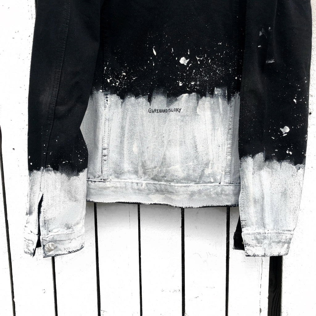 'SPLATTER' DENIM JACKET - MENS by Wren + Glory Wren + Glory
