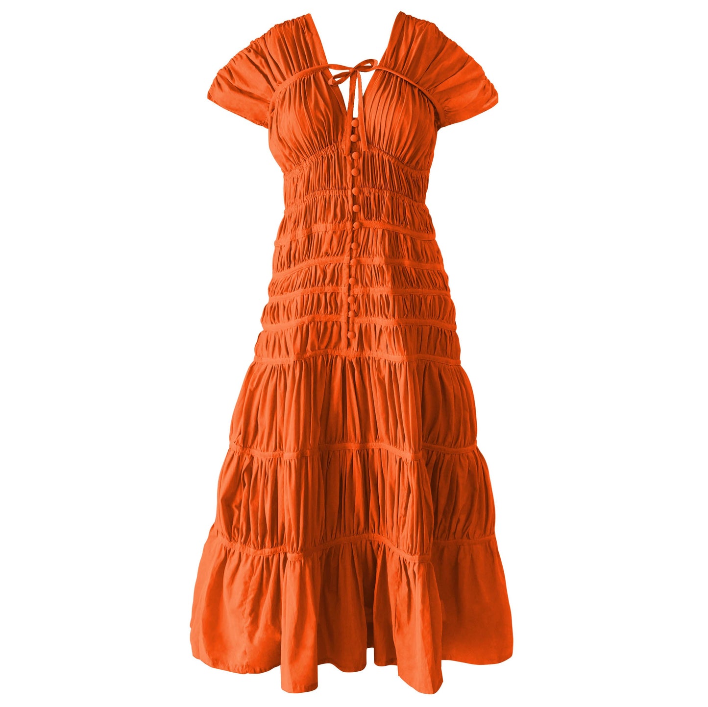 The Srikandi Maxi Dress in Sienna Brown