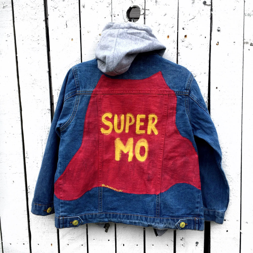 'SUPER ME' DENIM JACKET - GIRLS/BOYS by Wren + Glory Wren + Glory