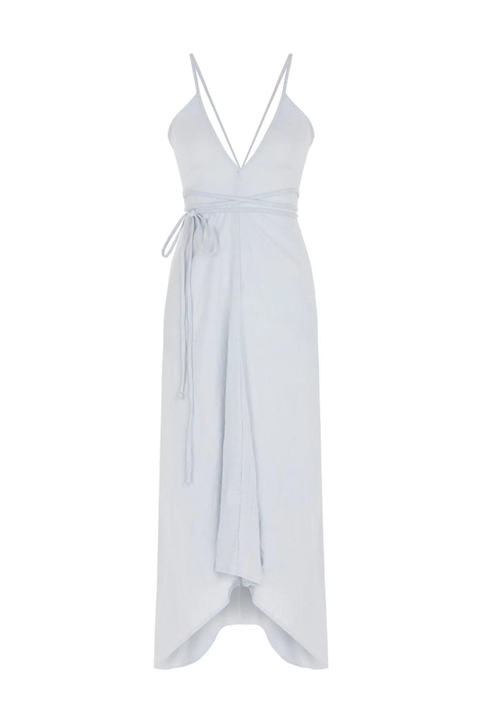Sage Maxi Dress - Baby Blue by The Handloom The Handloom