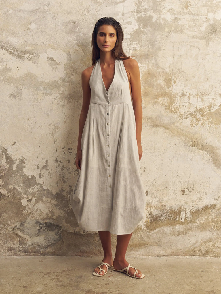 Sahara Sun Maxi Dress - Baby Blue by The Handloom The Handloom
