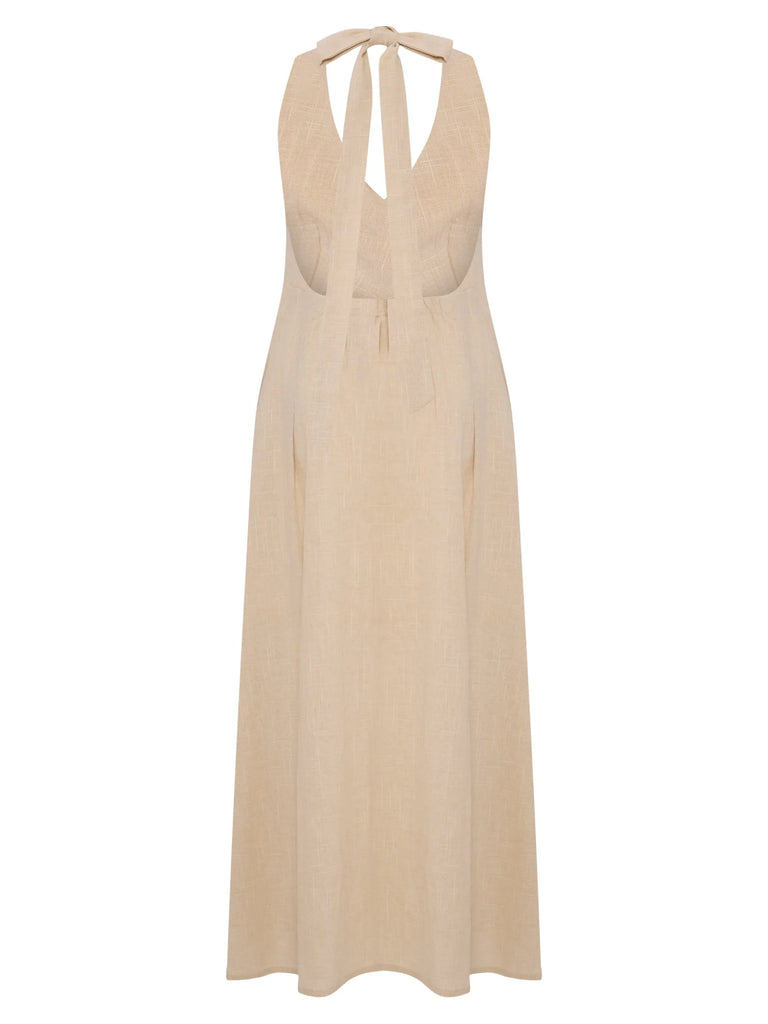 Sahara Sun Maxi Dress - Natural by The Handloom The Handloom