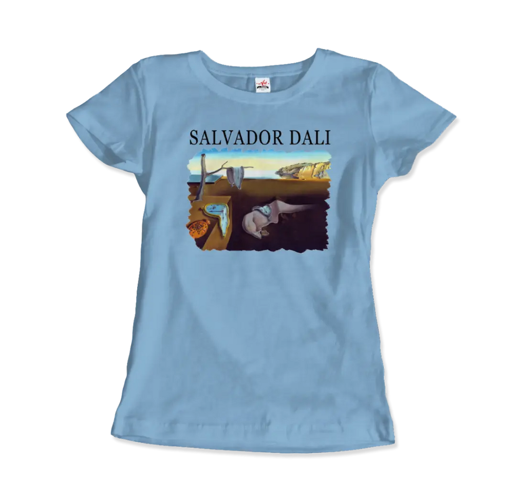 Salvador Dali The Persistence of Memory 1931 Artwork T-Shirt by Art-O-Rama Shop ART-O-RAMA-SHOP