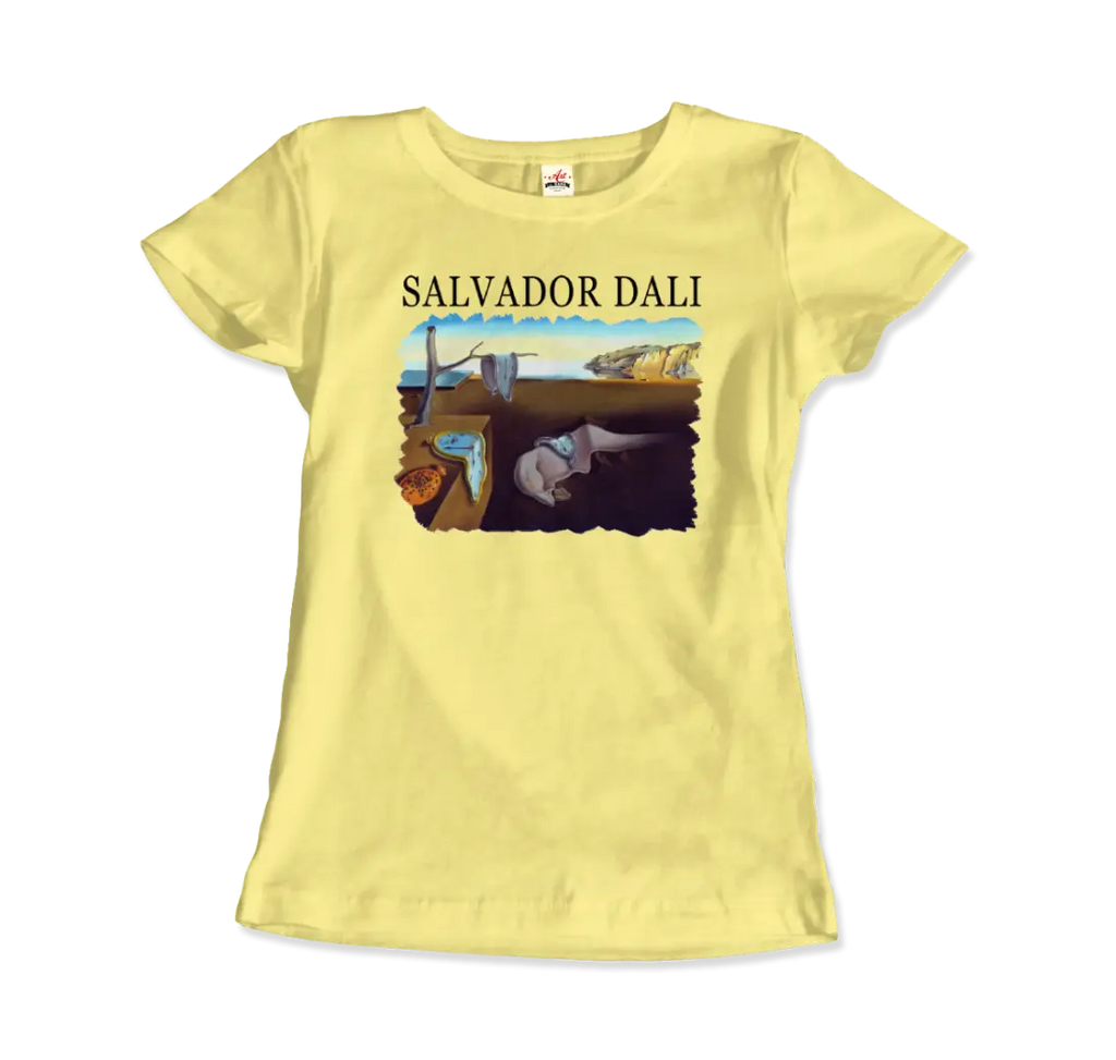 Salvador Dali The Persistence of Memory 1931 Artwork T-Shirt by Art-O-Rama Shop ART-O-RAMA-SHOP