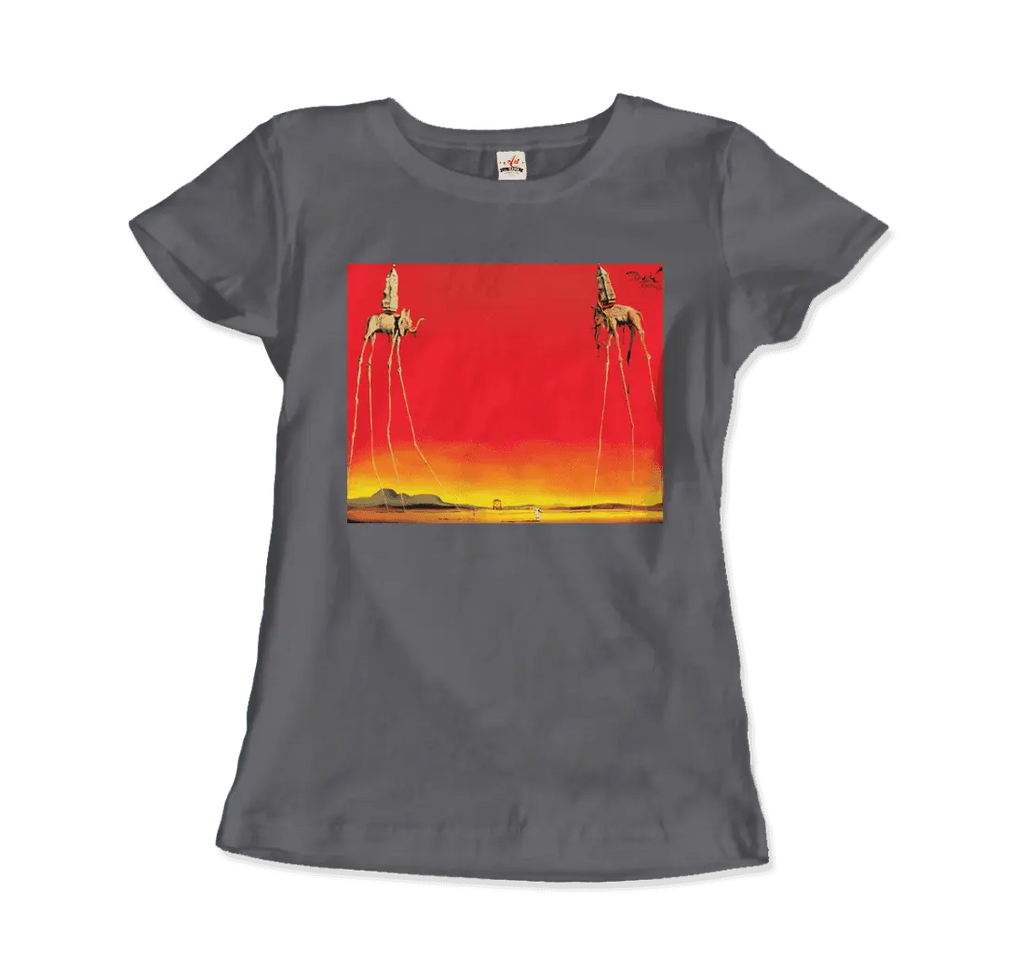 Salvador Dali, The Elephants Artwork T-Shirt by Art-O-Rama Shop ART-O-RAMA-SHOP