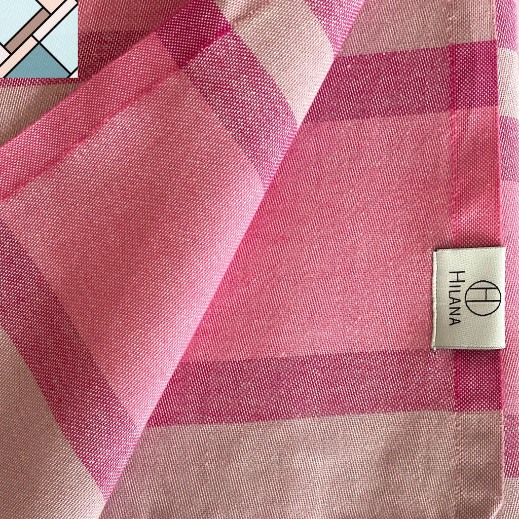Samara Sustainable Turkish Towel Pink by Eco Hilana HILANA UPCYCLED COTTON