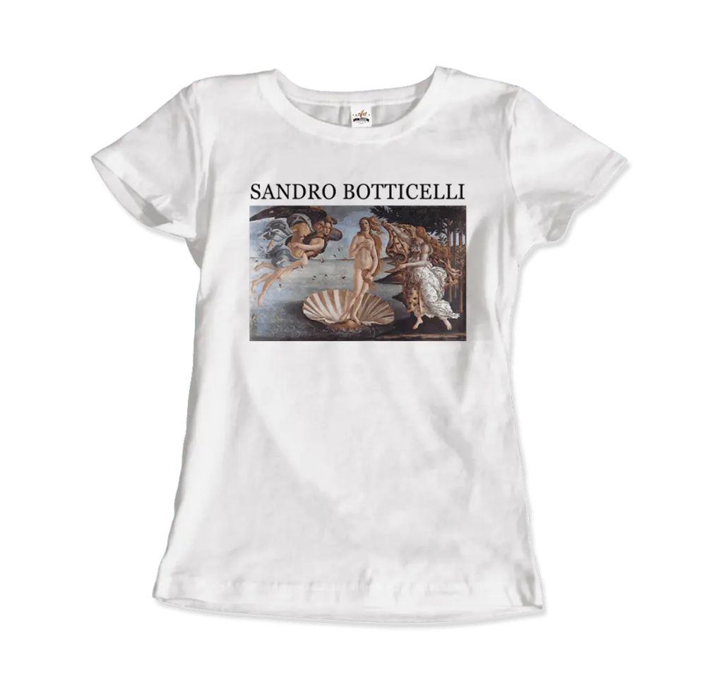 Sandro Botticelli - The Birth of Venus Artwork T-Shirt by Art-O-Rama Shop ART-O-RAMA-SHOP
