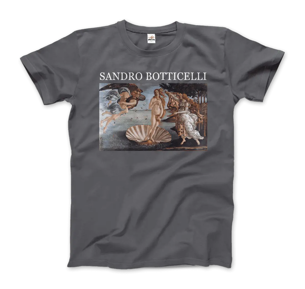 Sandro Botticelli - The Birth of Venus Artwork T-Shirt by Art-O-Rama Shop ART-O-RAMA-SHOP