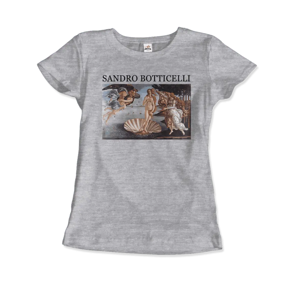 Sandro Botticelli - The Birth of Venus Artwork T-Shirt by Art-O-Rama Shop ART-O-RAMA-SHOP