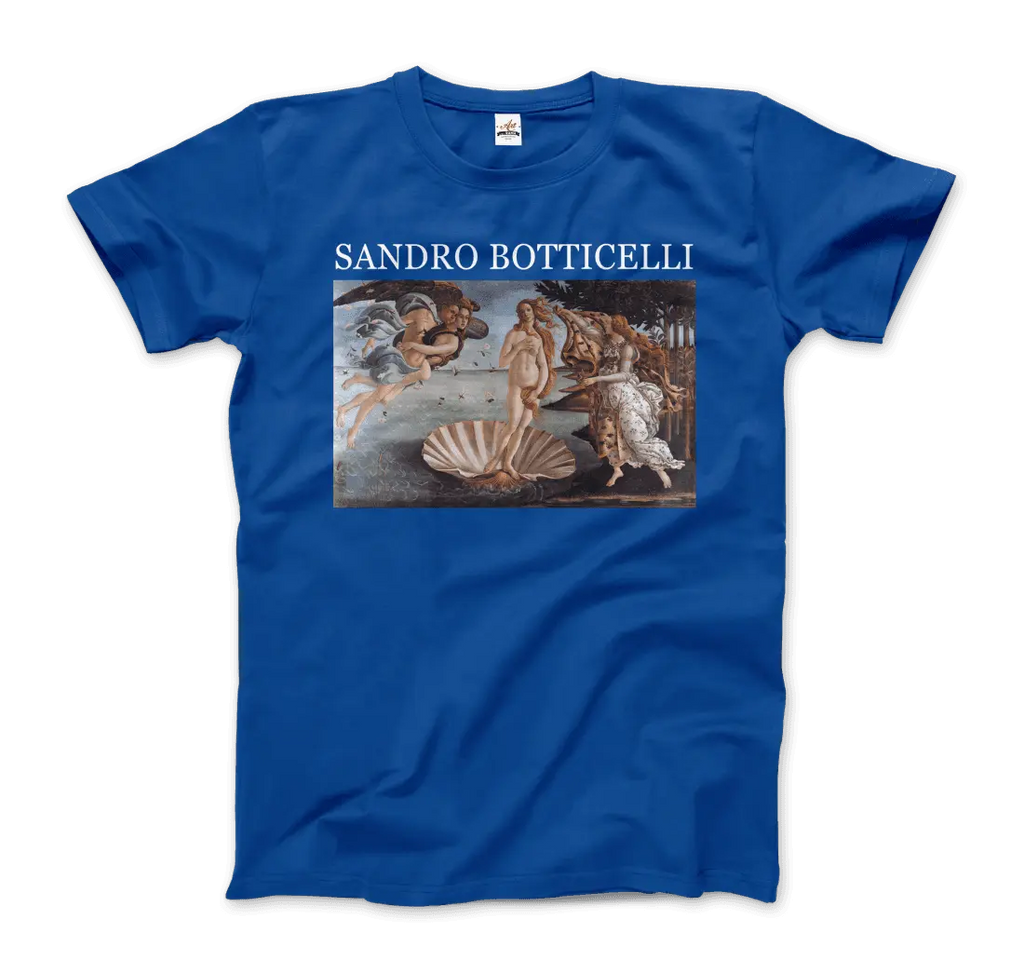 Sandro Botticelli - The Birth of Venus Artwork T-Shirt by Art-O-Rama Shop ART-O-RAMA-SHOP