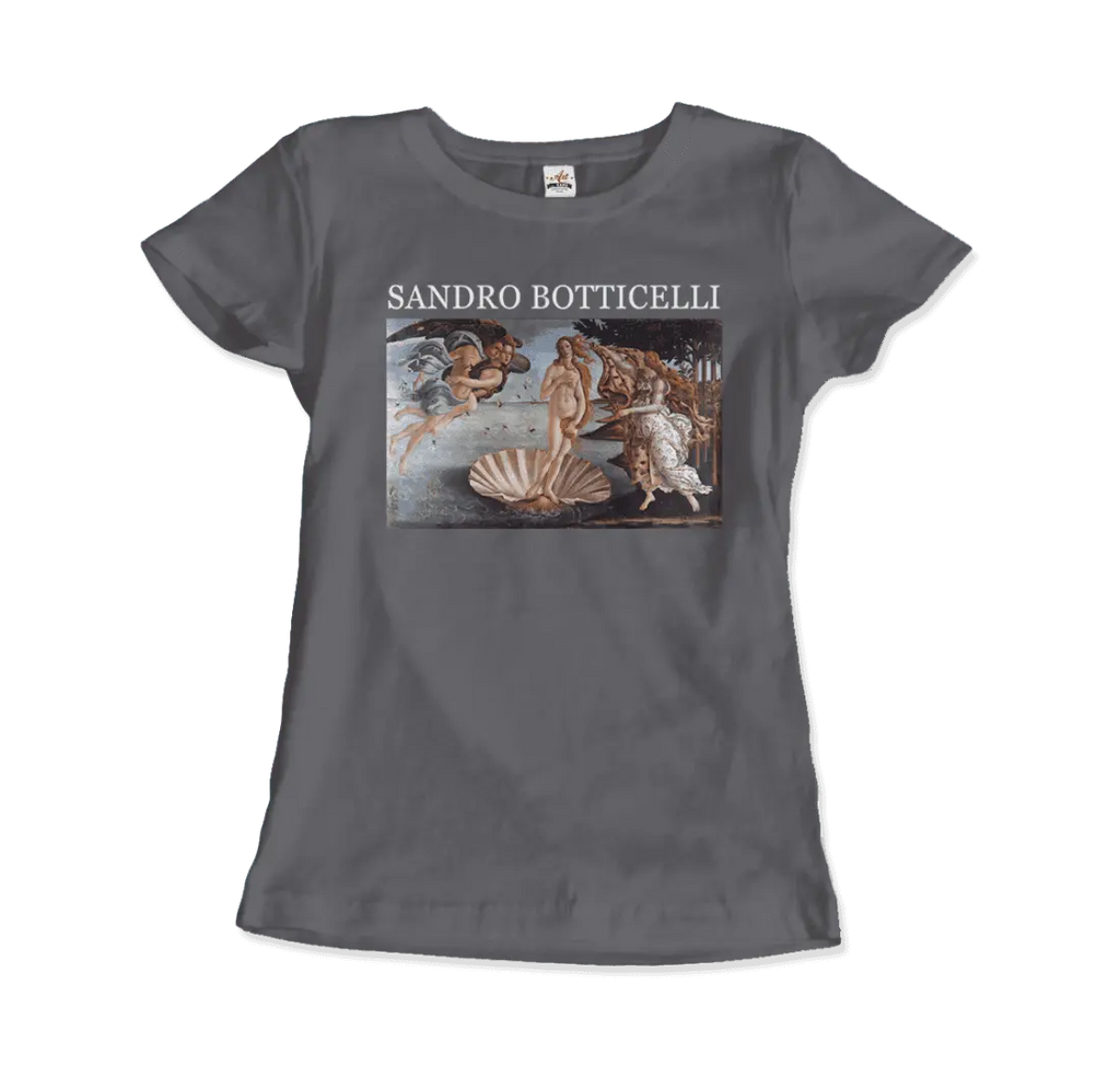 Sandro Botticelli - The Birth of Venus Artwork T-Shirt by Art-O-Rama Shop ART-O-RAMA-SHOP