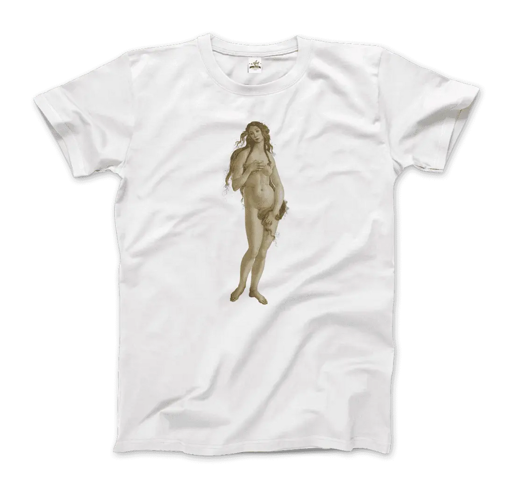 Sandro Botticelli - Venus (from The Birth of Venus) Artwork T-Shirt by Art-O-Rama Shop ART-O-RAMA-SHOP