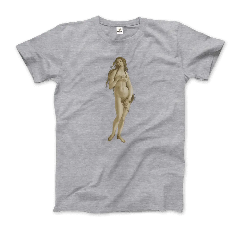 Sandro Botticelli - Venus (from The Birth of Venus) Artwork T-Shirt by Art-O-Rama Shop ART-O-RAMA-SHOP