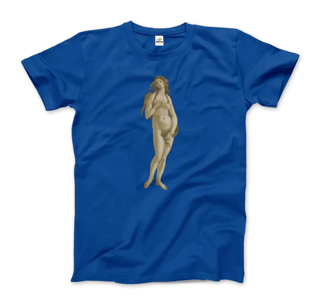 Sandro Botticelli - Venus (from The Birth of Venus) Artwork T-Shirt by Art-O-Rama Shop ART-O-RAMA-SHOP