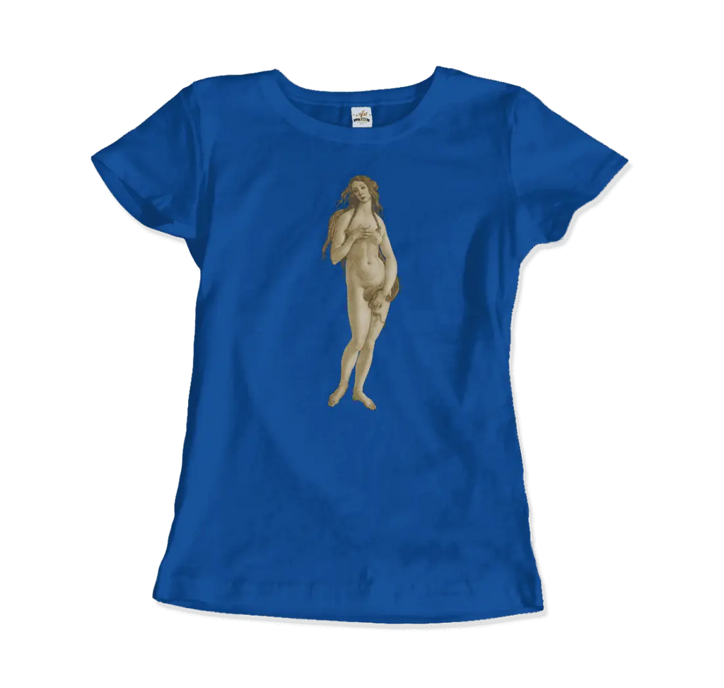 Sandro Botticelli - Venus (from The Birth of Venus) Artwork T-Shirt by Art-O-Rama Shop ART-O-RAMA-SHOP