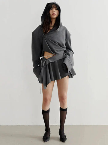 Sayua Ruffle Mini Skirt by Marigold Shadows Marigold Shadows